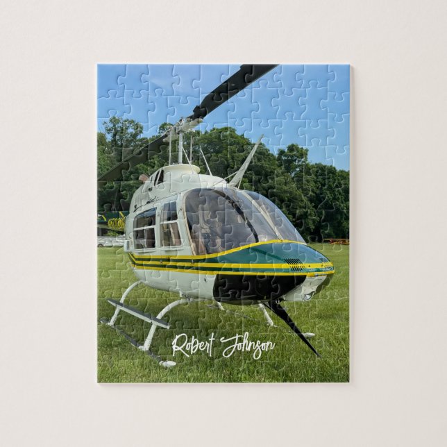 Helikopter Flygplan - foto,Spelnatt,Personlig Pussel (Vertikal)