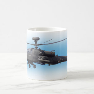 Helikopter för AH-64 Apache Kaffemugg