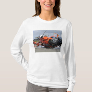 Helikopter för delfin som MH-65 kraschas på Arca T Shirt