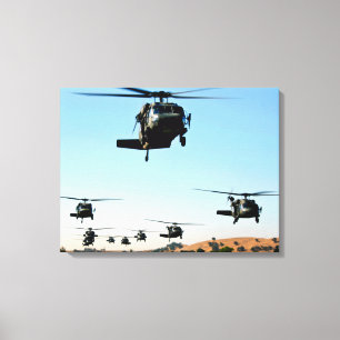 Helikopter för UH-60 Blackhawk Canvastryck