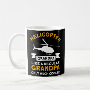 Helikopter Grandpa - Airplan Helicopter Pilot Avi Kaffemugg