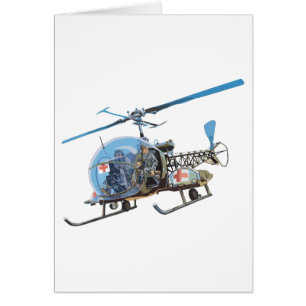 Helikopter Hälsningskort