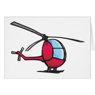 Helikopter Hälsningskort