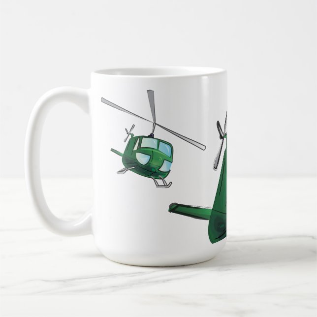 Helikopter Kaffemugg (Vänster)