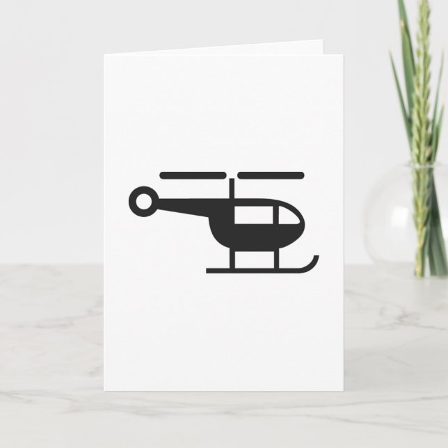 Helikopter Kort (Framsida)