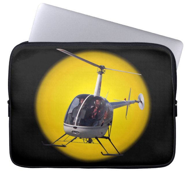 Helikopter Laptop sleeve Helicopter Tablet Fodral (Framsidan)