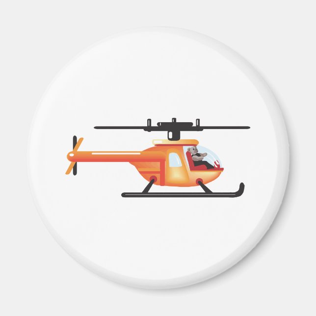 Helikopter Magnet (Framsidan)