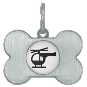 Helikopter Namnbricka Husdjur