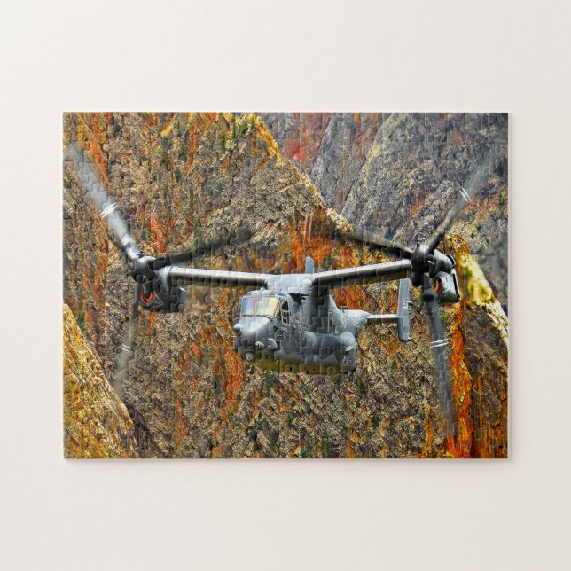 Helikopter Osprey cv-22 Pussel (Horisontell)