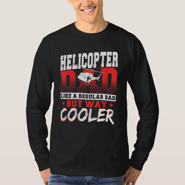 Helikopter Pappa som ett reguljärt Pappa, men som  T Shirt (Framsida)