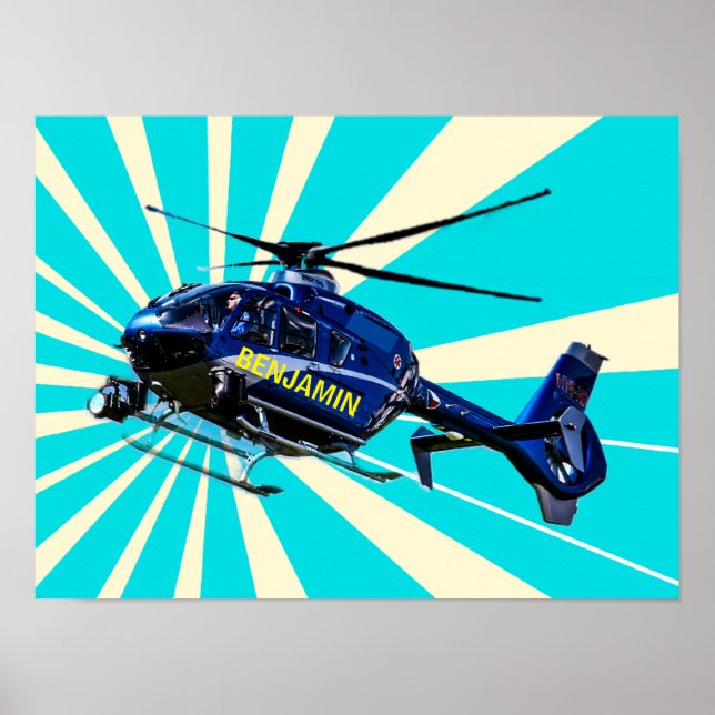 Helikopter Poster (Framsidan)