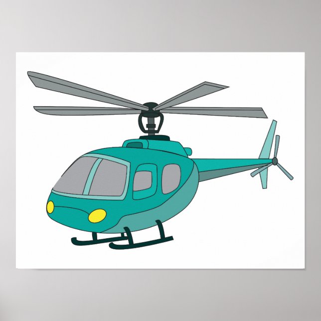 Helikopter Poster (Framsidan)