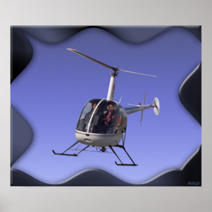 Helikopter Poster Coola Chopper Pilot Poster