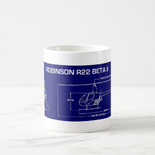 Helikopter R22 Kaffemugg