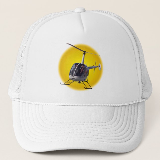 Helikopter Truckerkeps för baseball Caps Helicopte (Framsida)
