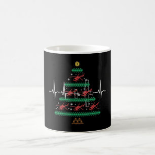 Helikopter Uganda jul Pilot Julafton Träd Gift Kaffemugg