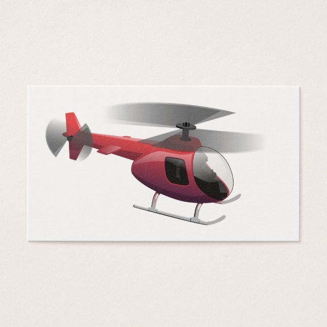 Helikopter Visitkort (Framsidan)