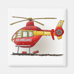 Helikopterambulansen kvadrerar magneten magnet