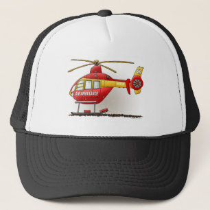 Helikopterambulanshatt Truckerkeps