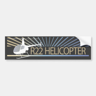 Helikopterflygplan Bildekal