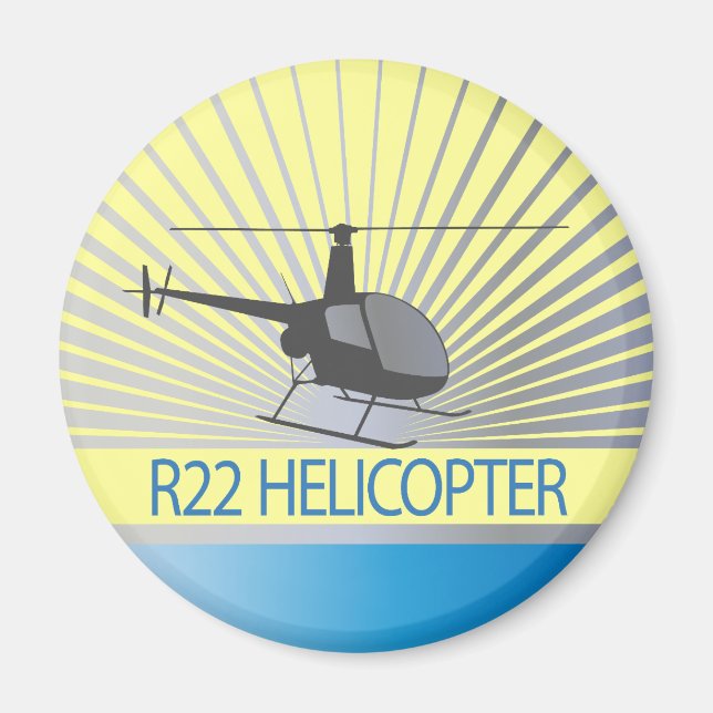 Helikopterflygplan Magnet (Framsidan)