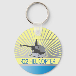 Helikopterflygplan Nyckelring