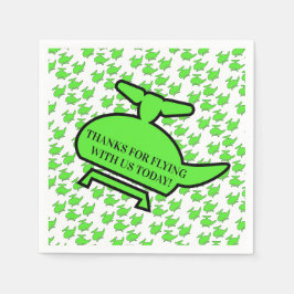 HelikopterFödelsedagsfest Pappersservett