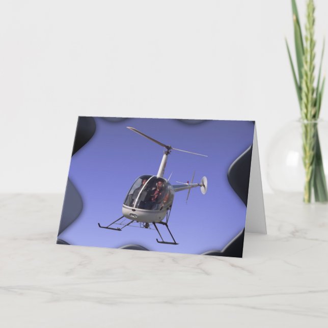 Helikopterkort för flygande Chopper-kort Kort (Framsida)
