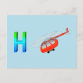 Helikopterkort Vykort