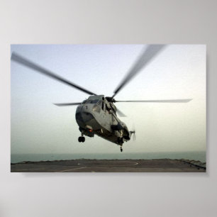 HELIKOPTERLANDNING POSTER