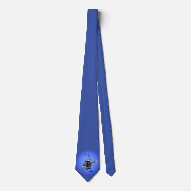 Helikoptern binder stilfulla flygavbrytarslipsar slips (Framsida)