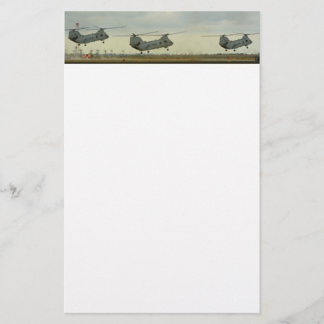 Helikoptern vadderar brevpapper (Framsida)