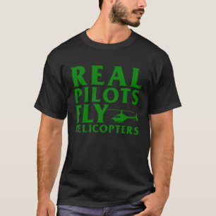 Helikopterpilot För manar Women Flight Instructor T Shirt