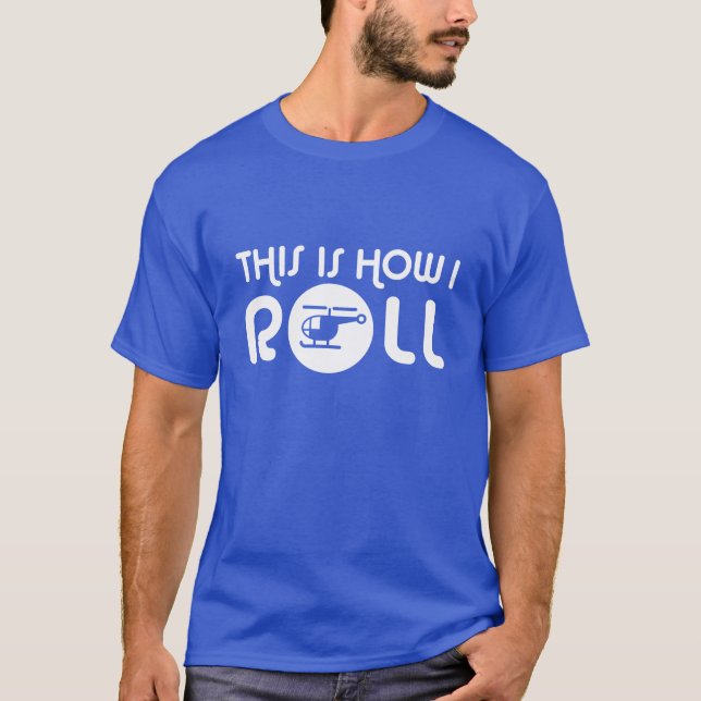 Helikopterpilot Tee (Framsida)