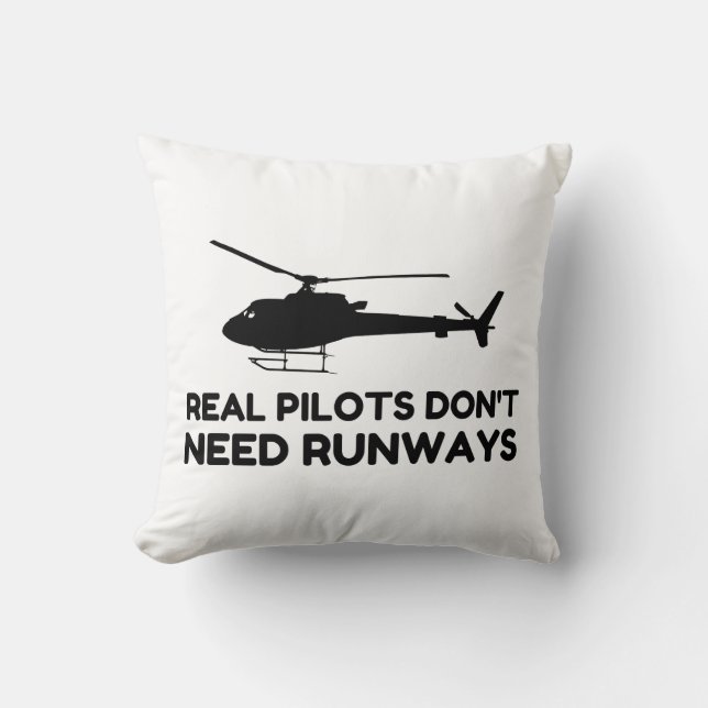 HelikopterPILOTRUNWAYER Kudde (Framsida)
