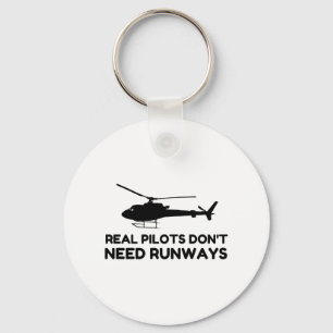 HelikopterPILOTRUNWAYER Nyckelring