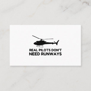 HelikopterPILOTRUNWAYER Visitkort