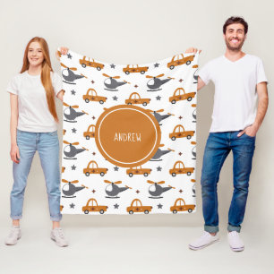 Helikoptrar och Cars Kid Leksaker Mönster & Boy Na Fleecefilt