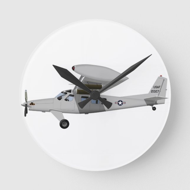 Helio AU-24 Stallion 451451 Rund Klocka (Framsida)