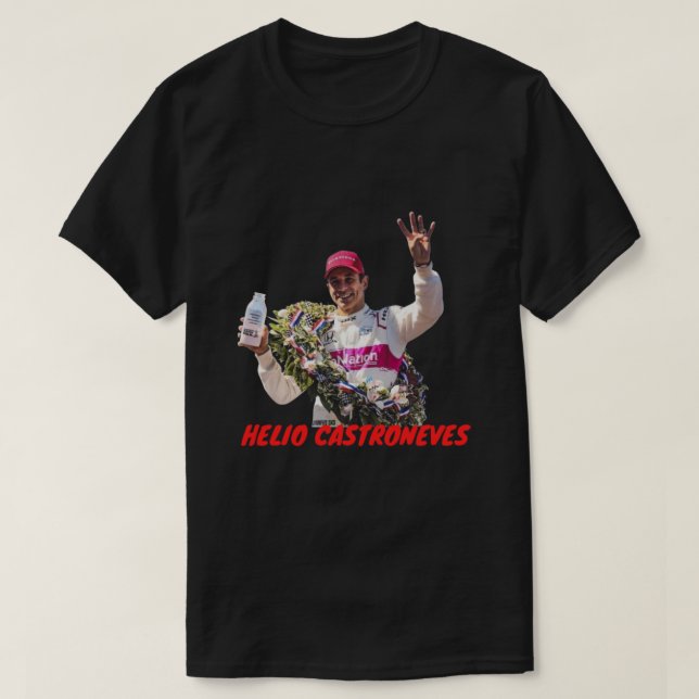 Helio Castroneves 2 T Shirt (Design framsida)