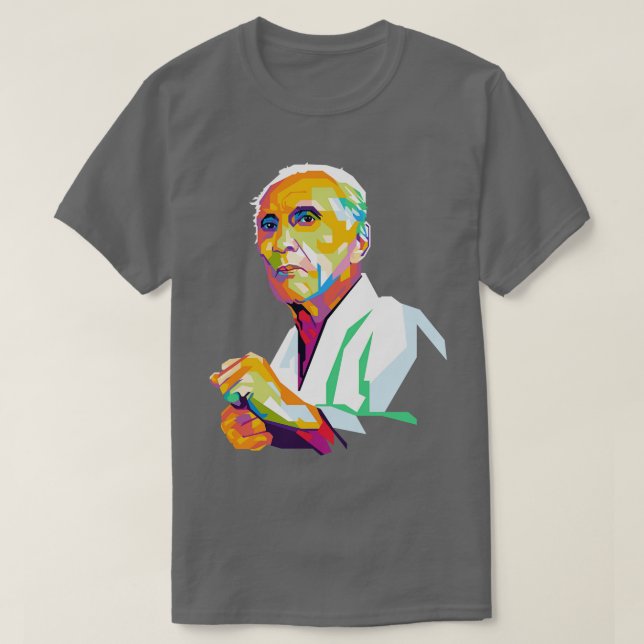 Helio Gracie Popart UnKurt TShirt T Shirt (Design framsida)
