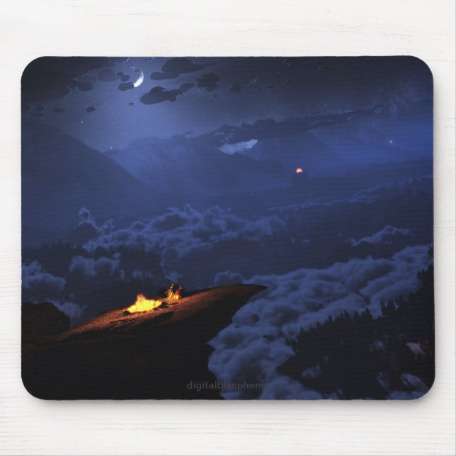 Heliocentric Night Mousepad Musmatta (Framsidan)
