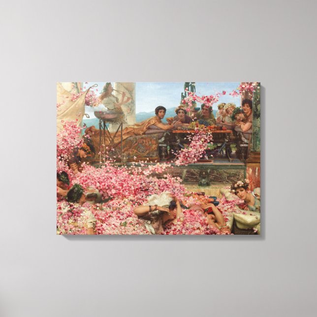 Heliogabalus-Ro (antikens romerska lyx) Canvastryck (Framsida)