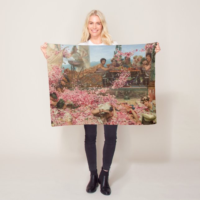 Heliogabalus-Ro (antikens romerska lyx) Fleecefilt (På plats)