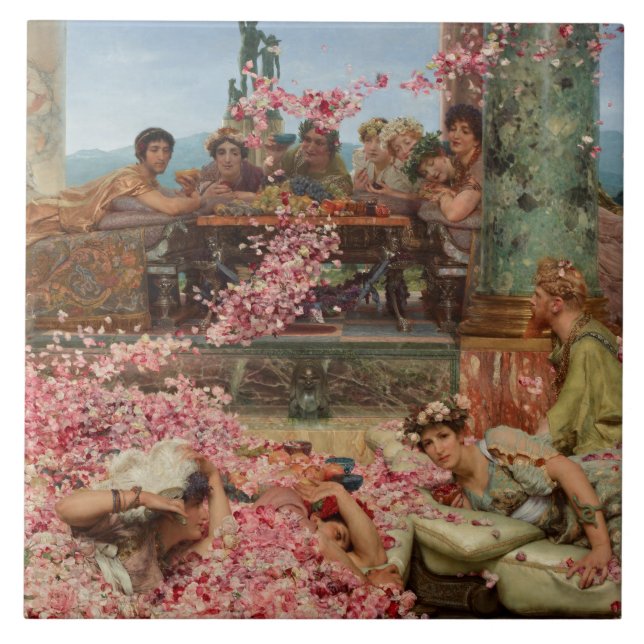 Heliogabalus-Ro (antikens romerska lyx) Kakelplatta (Framsidan)