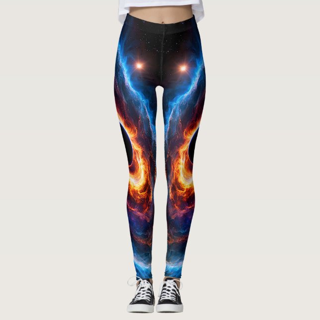 ’Helionis’ - Nebula och Galaxies Leggings (Framsida)