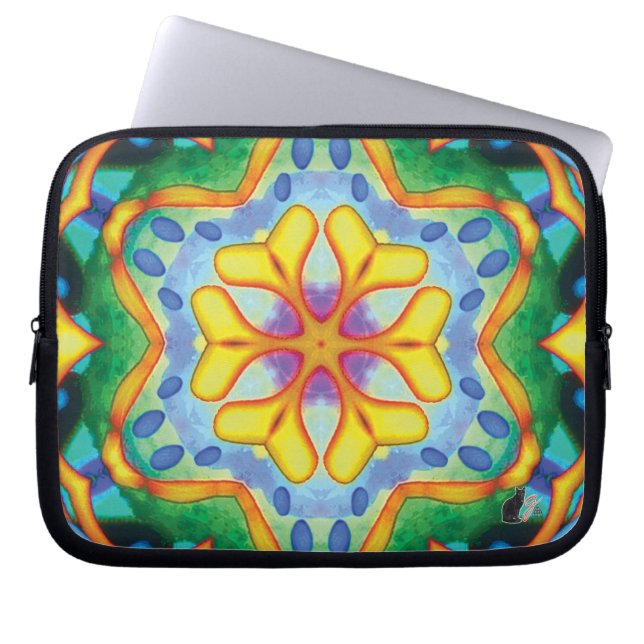 Helios Kaleidoscope Laptop Sleeve (Framsidan)