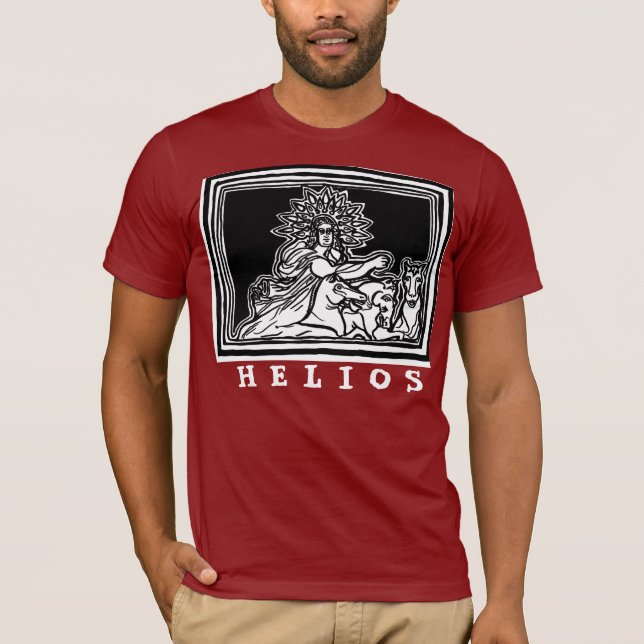 Helios t-shirt efter AncientAgesPrints (Framsida)