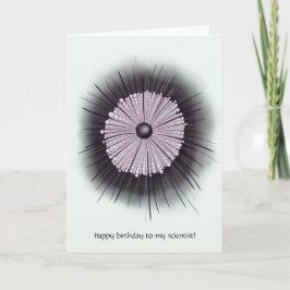 Heliozoa Microbiology Digital Art Birthday Kort