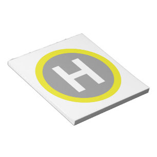 Helipad-tecken Anteckningsblock